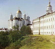 Assumption Cathedral from the eastern side. [Vladimir], 1911. Creator: Sergey Mikhaylovich Prokudin-Gorsky.