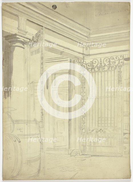 Entryway with Open Gate, n.d. Creator: Unknown.