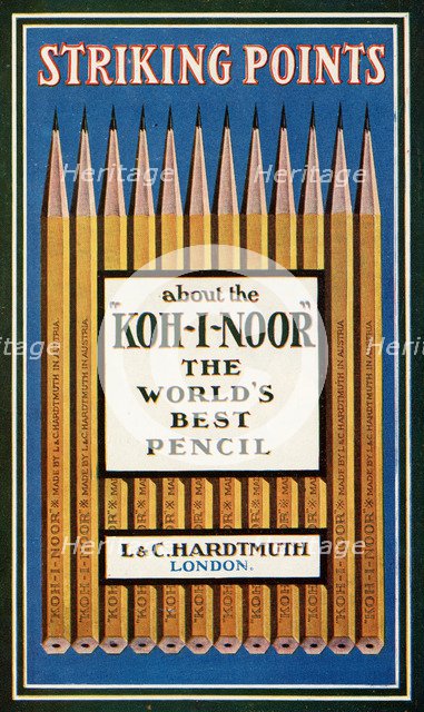 Koh-I-Noor pencils, 1900s. Artist: Unknown