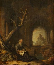 A Hermit in a Ruin, 1650-1668. Creator: Jan Adriaensz. van Staveren.