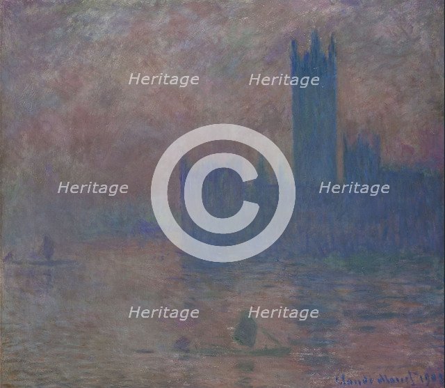 Parliament. London. Artist: Monet, Claude (1840-1926)