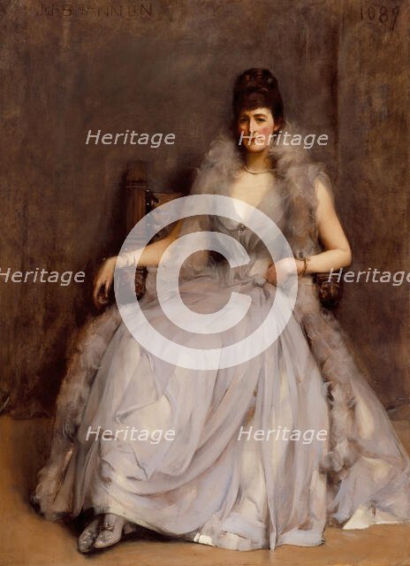 Portrait of Cecilia Tower, 1889. Creator: James Jebusa Shannon.