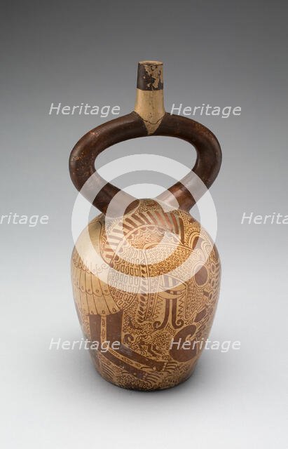 Vessel Depicting a Composite Feline Figure, 100 B.C./A.D. 500. Creator: Unknown.