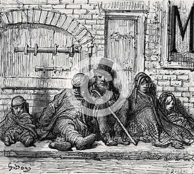 'Roofless !', 1872.  Creator: Gustave Doré.