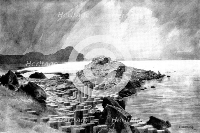 The Question of the Giant's Causeway, in the Dublin Court of Appeal: view of...disputed ground, 1898 Creator: Unknown.