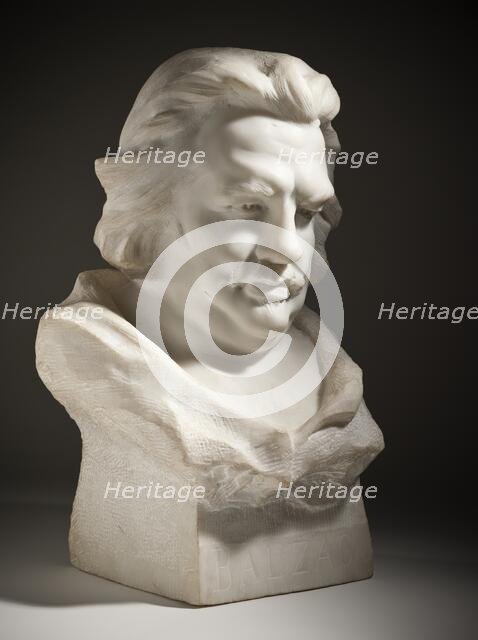 Portrait of Honoré de Balzac, 1899. Creator: Jean Alexandre Joseph Falguiere.