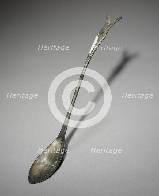 Spoon with Fish-Tail Design, 918-1392. Creator: Unknown.