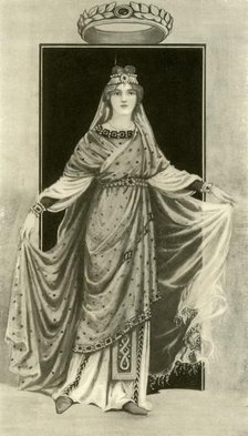 'A Noble Lady of the Sixth Century, A.D.', 1924. Creator: Herbert Norris.