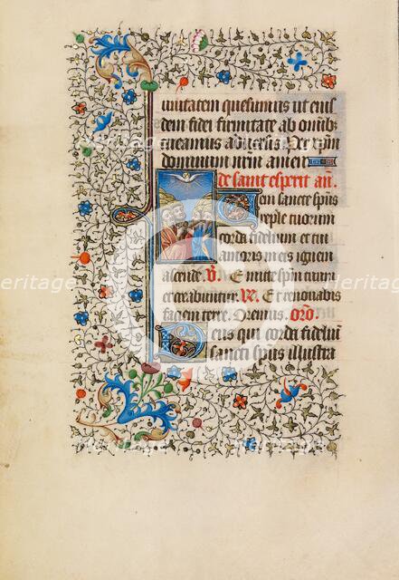 Pentecost; Book of Hours, about 1440-1450. Creator: Workshop of the Bedford Master.