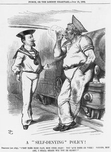 'A Self-Denying Policy!, 1882. Artist: Joseph Swain