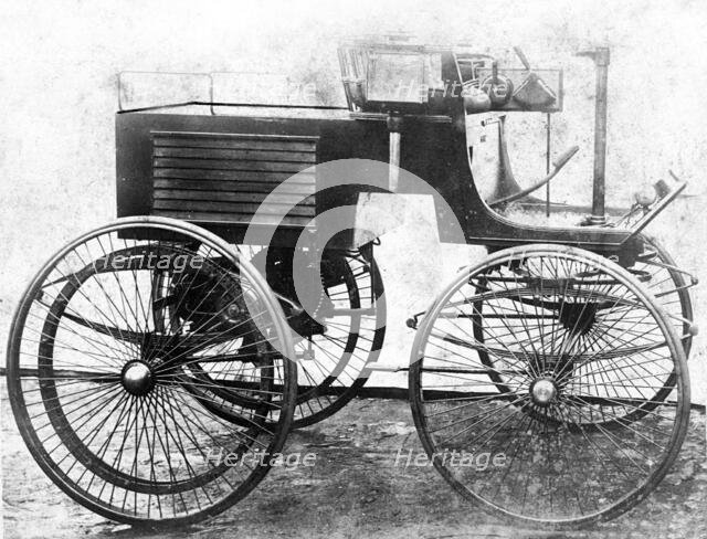 1900 Oppermann electric dog cart. Creator: Unknown.