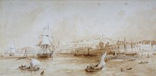 Gravesend, Kent, c1830. Artist: Thomas Mann Baynes