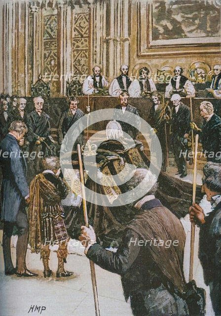 'Funeral of the Prince Consort', c1890. Creator: Henry Marriott Paget.