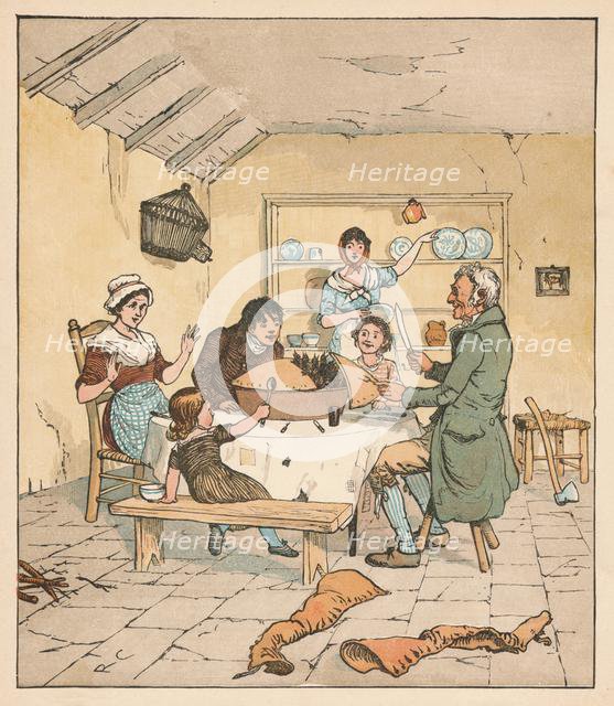 'When the Pie was opened, The Birds began to sing', 1880. Creator: Randolph Caldecott.