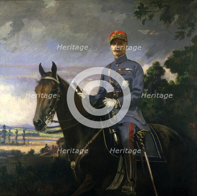Marshal Ferdinand Foch, 1920. Creator: Edmund Charles Tarbell.
