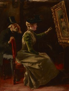 In the Artist's Studio, c1890. Creator: Fernand De Launay.