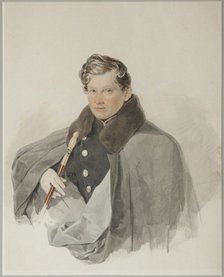 Portrait of Count Sergey Vasilyevich Trubetskoy (1815-1859), 1835. Artist: Sokolov, Pyotr Fyodorovich (1791-1848)