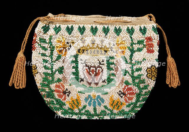 Coin purse, probably British, 1780-1810. Creator: Unknown.