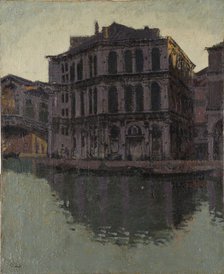 'The Rialto bridge and the Palazzo dei Camerlenghi', 1902-04. Artist: Walter Richard Sickert