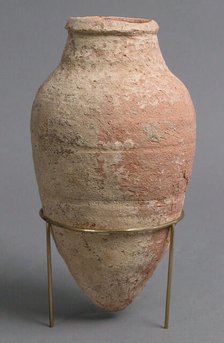 Amphora, Coptic, 4th-7th century. Creator: Unknown.