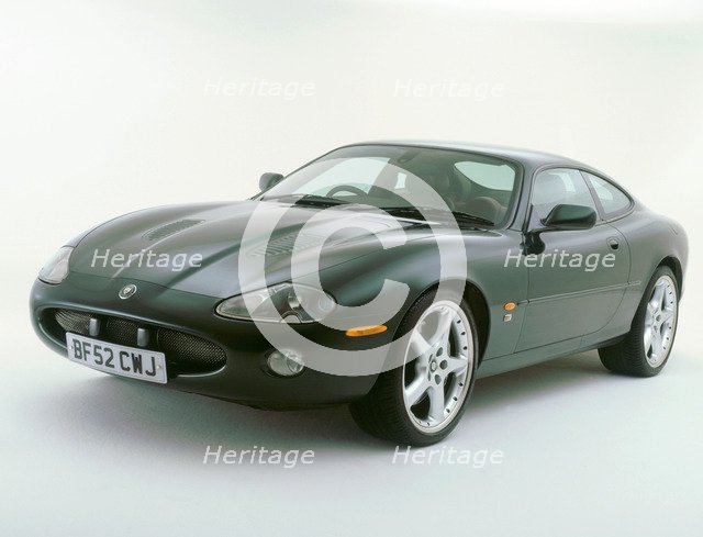 2002 Jaguar XKR coupe. Artist: Unknown.