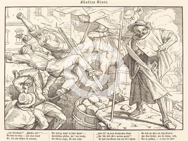 Auch ein Todtentanz V, 1849. Creator: Alfred Rethel.