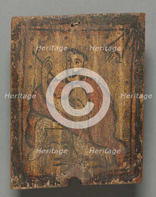 San Geronimo: santo de retablo, 1600s-1700s. Creator: Unknown.