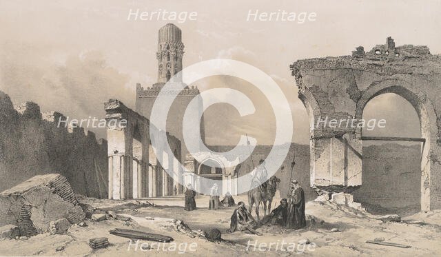 14. Mosquée el Hakem, au Kaire, 1843. Creator: Joseph Philibert Girault De Prangey.