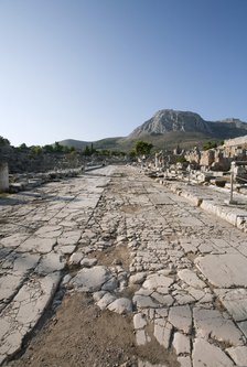 Lechaion Road, Corinth, Greece. Artist: Samuel Magal