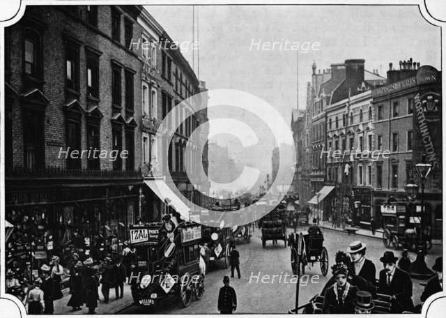 High Street, Kensington, London, c1900 (1901). Artist: Unknown.