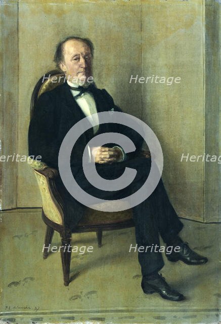 Portrait de John Lemoine, 1887. Creator: Jacques Emile Blanche.