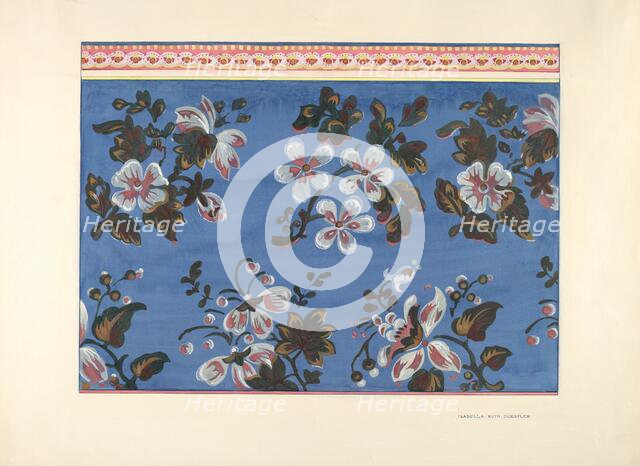 Bandbox Design, c. 1937. Creator: Isabella Ruth Doerfler.