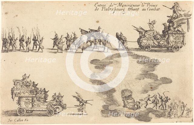Entry of the Prince of Pfaltzbourg, 1627. Creator: Jacques Callot.