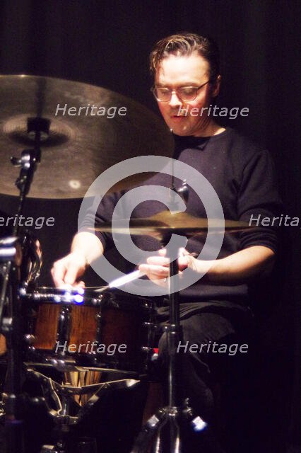 Darren Beckett, Mark Edwards Quartet, Verdict Jazz Club, Brighton East Sussex, 12 Feb 2023 Creator: Brian O'Connor.
