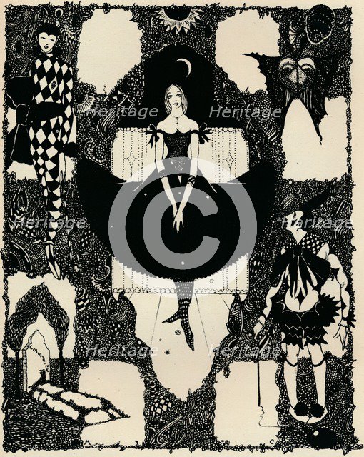 Columbine, c 1900-1930, (1925). Artist: Harry Clarke