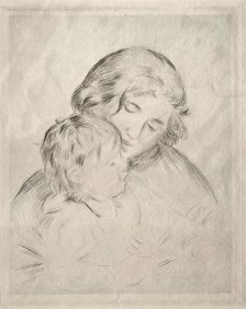 Mother and Child, 1896. Creator: Pierre-Auguste Renoir (French, 1841-1919).
