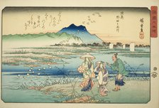 The Noda Jewel River in Mutsu Province (Mutsu Noda no Tamagawa), from the series "Si..., c. 1835/37. Creator: Ando Hiroshige.