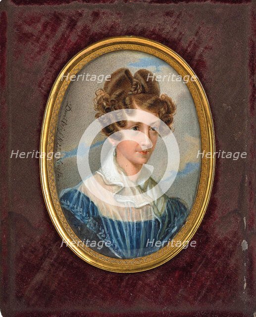Countess  Emilie Troubetzkoy, née Princess zu Sayn Wittgenstein (1801-1869), 1828. Creator: Anonymous.