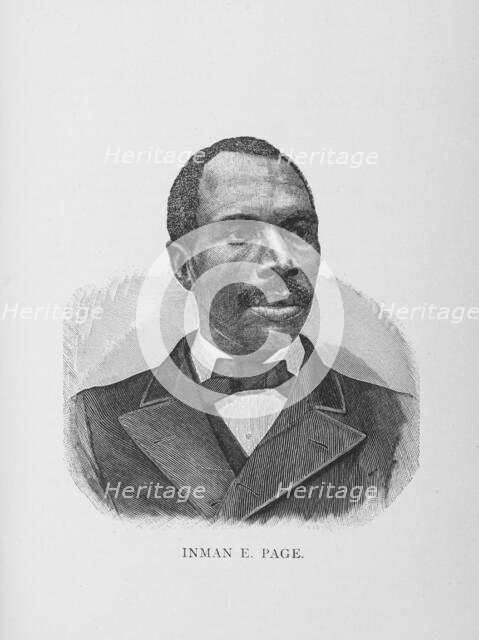 Inman E. Page, 1887. Creator: Unknown.