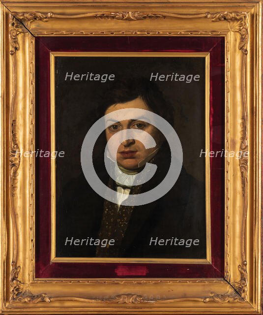 Portrait of the composer Gioachino Antonio Rossini (1792-1868). Creator: Anonymous.