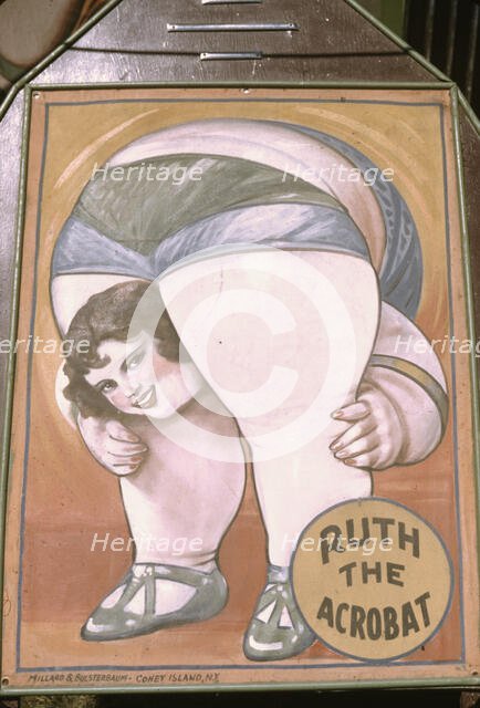 Poster for a side show at the Vermont state fair, Rutland, 1941. Creator: Jack Delano.