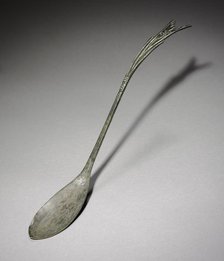 Spoon with Fish-Tail Design, 918-1392. Creator: Unknown.