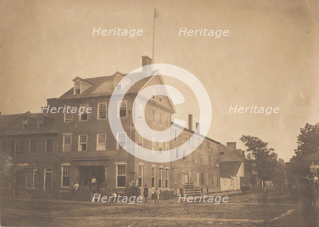 Marshall House, Alexandria, Virginia, 1861. Creator: Egbert Guy Fowx.