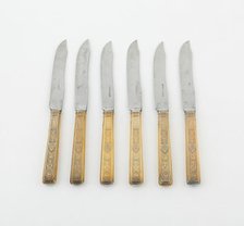 Dessert Knives (2), Paris, 1789/1820. Creators: Martin-Guillaume Biennais, Pierre-Benoît Lorillon.
