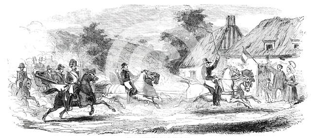 The President en route to Cherbourg, 1850. Creator: Unknown.