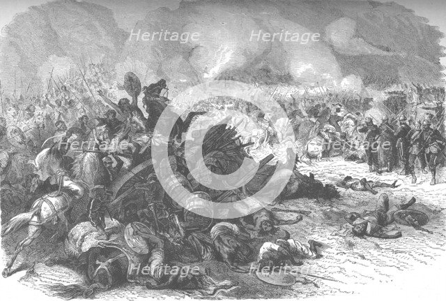 'Battle Before Magdala', c1880. Artist: Unknown.