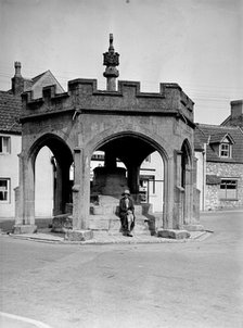 The Market Cross, Cheddar, Somerset, 1931. Artist: Miss M Wright