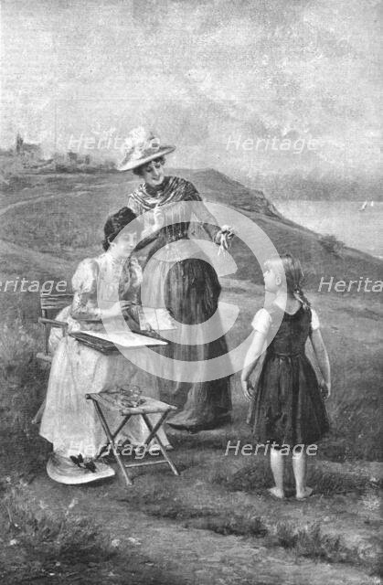 ''An Amateur Model', 1890. Creator: Berlin Photographic Co.