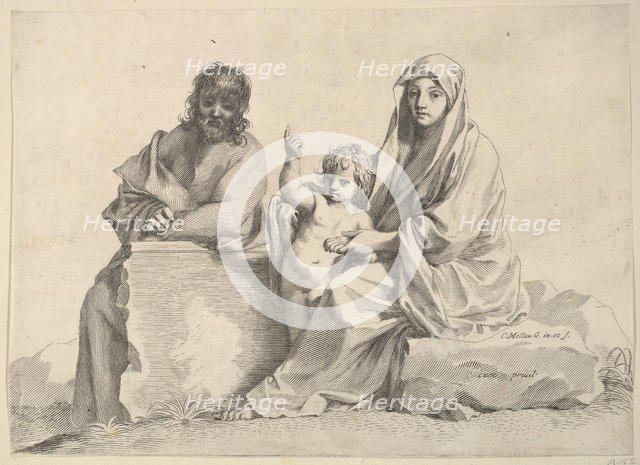Holy Family. Creator: Claude Mellan.