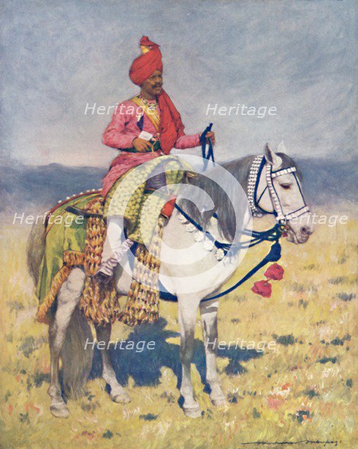 'A Famous Dancing Horse - Bombay Chiefs' Camp', 1903. Artist: Mortimer L Menpes.